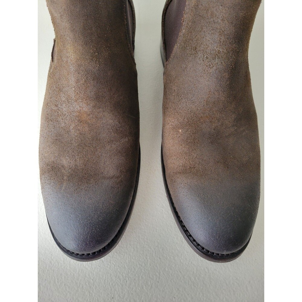 Thursday Boot Co Cavalier Dark Brown Suede Chelsea Boots Men’s 7.5 Goodyear Welt - Picture 13 of 16